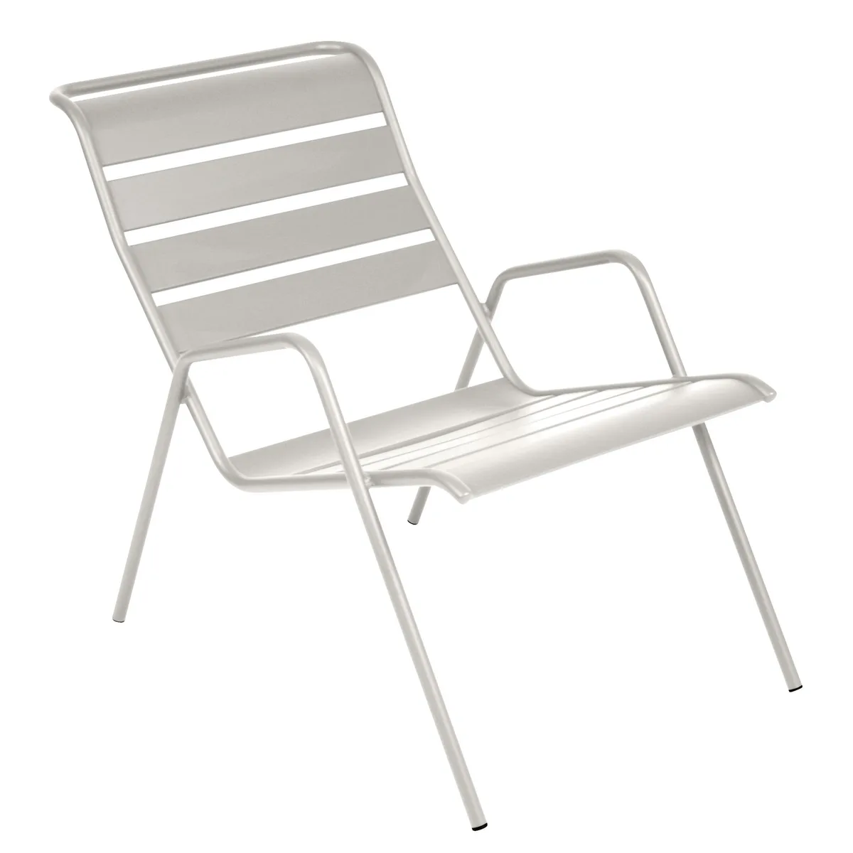 Stapelbarer Sessel Monceau - Grau - bemalter Stahl - Designer Studio Fermob de Fermob – photo du produit