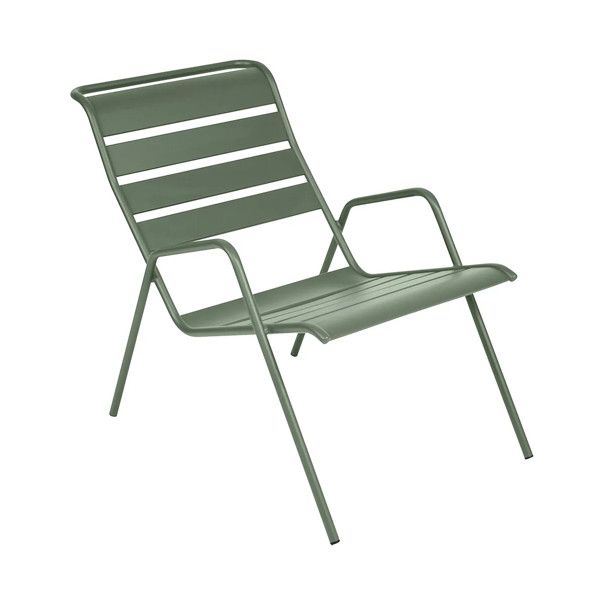 Stapelbarer Sessel Monceau - Grün - bemalter Stahl - Designer Frédéric Sofia van Fermob – productfoto
