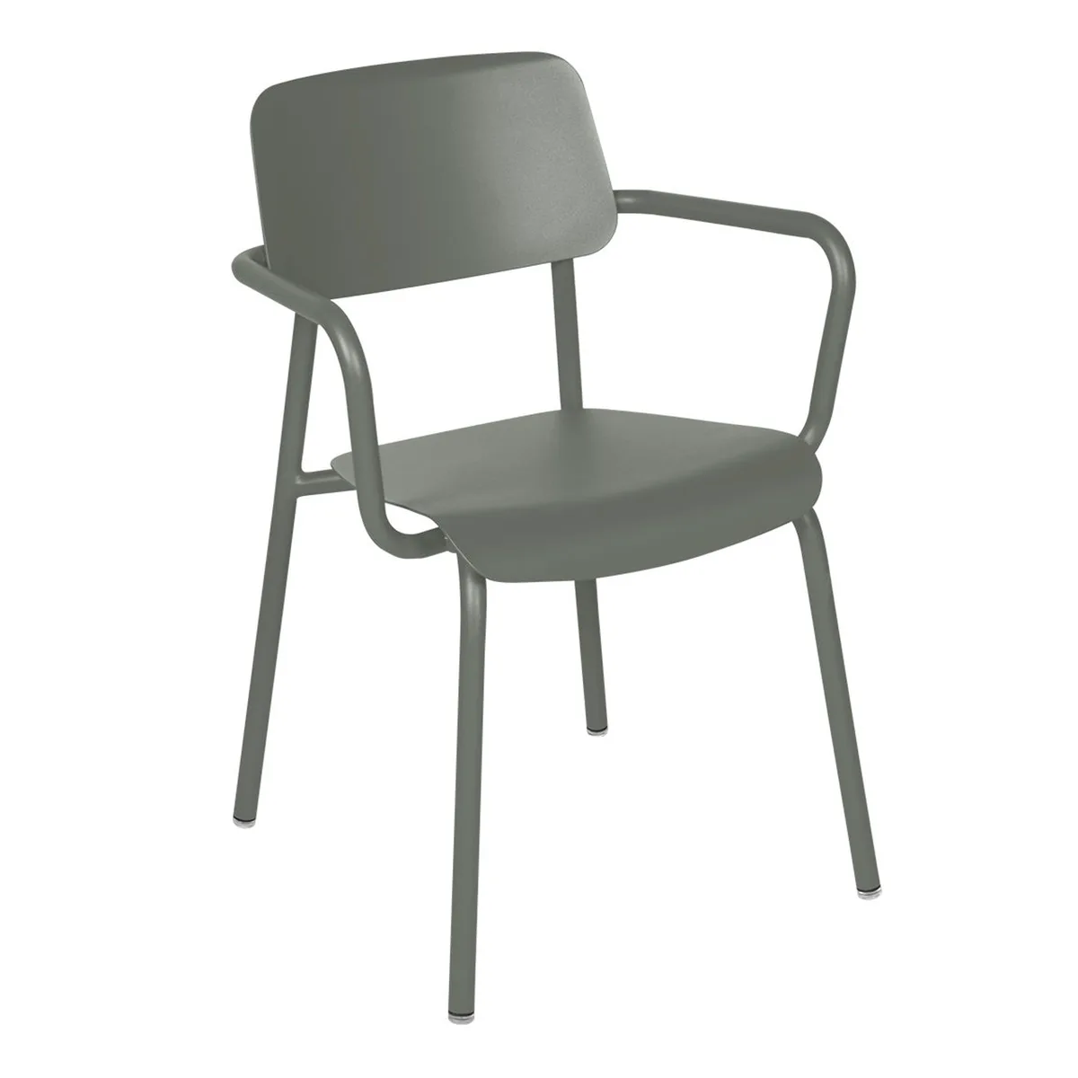 Stapelbarer Sessel Studie - Grün - Aluminium - Designer Tristan Lohner van Fermob – productfoto