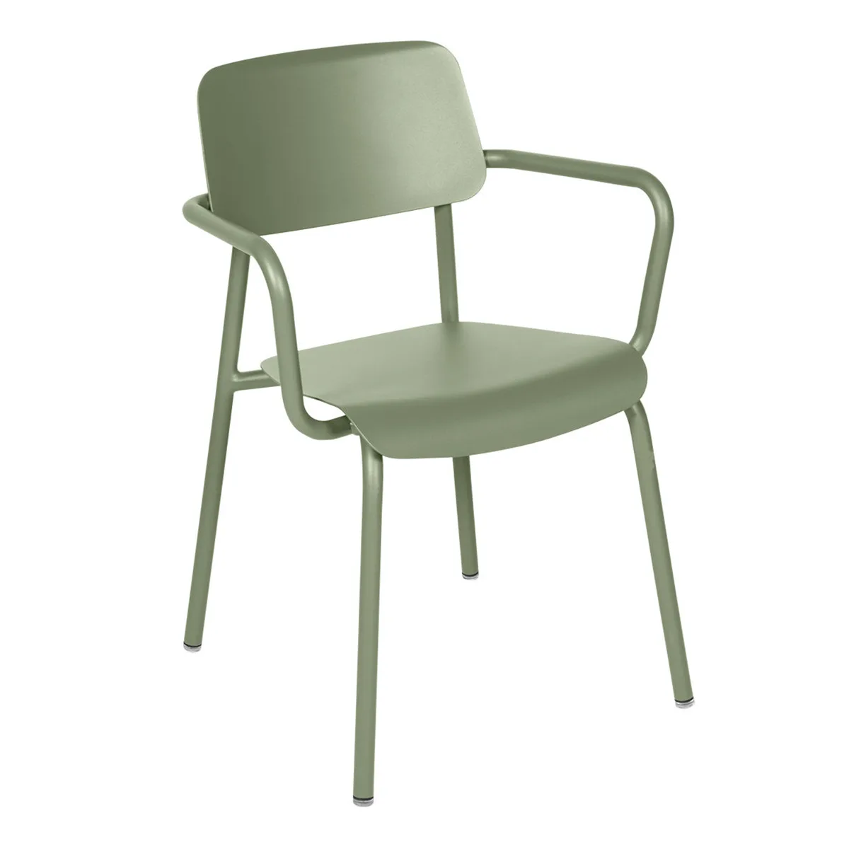 Stapelbarer Sessel Studie - Grün - Aluminium - Designer Tristan Lohner de Fermob – photo du produit