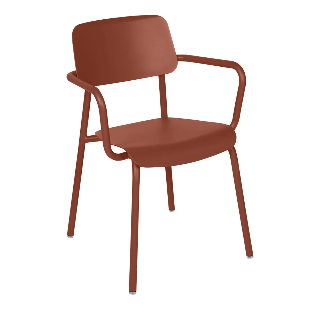 Stapelbarer Sessel Studie - Rot - Aluminium - Designer Tristan Lohner van Fermob – productfoto