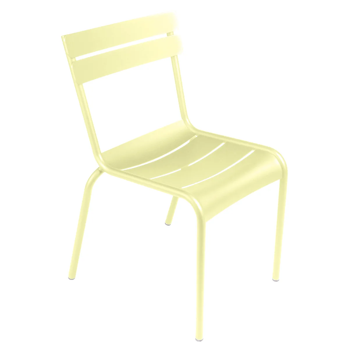 Stapelbarer Stuhl Luxembourg - Gelb - lackiertes Aluminium - Designer Frédéric Sofia von Fermob – Produktfoto