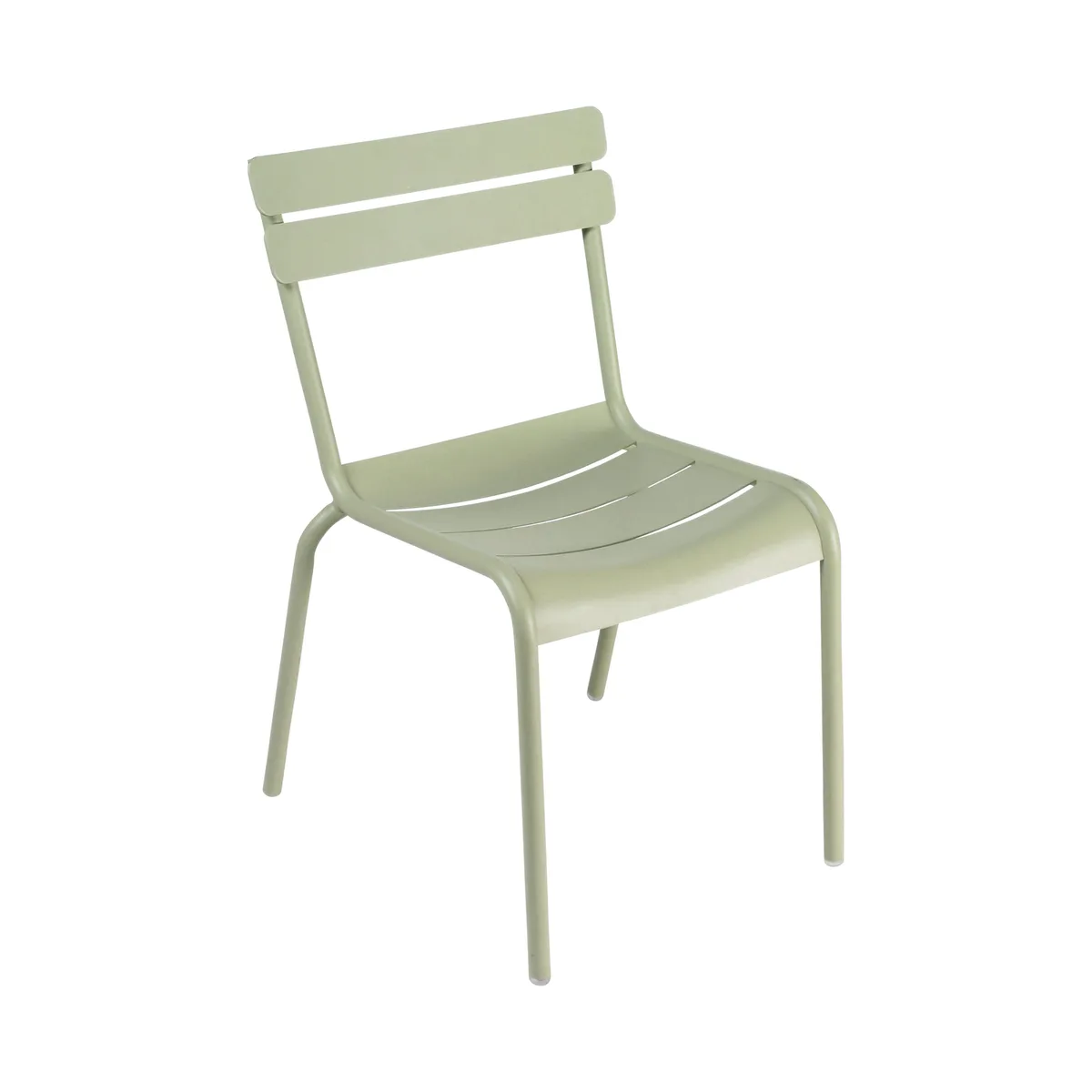 Stapelbarer Stuhl Luxembourg - Grün - lackiertes Aluminium - Designer Frédéric Sofia von Fermob – Produktfoto