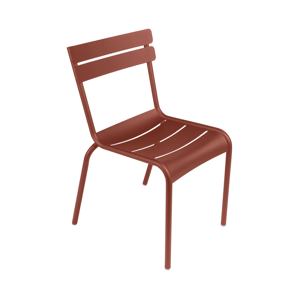 Stapelbarer Stuhl Luxembourg - Rot - lackiertes Aluminium - Designer Frédéric Sofia von Fermob – Produktfoto