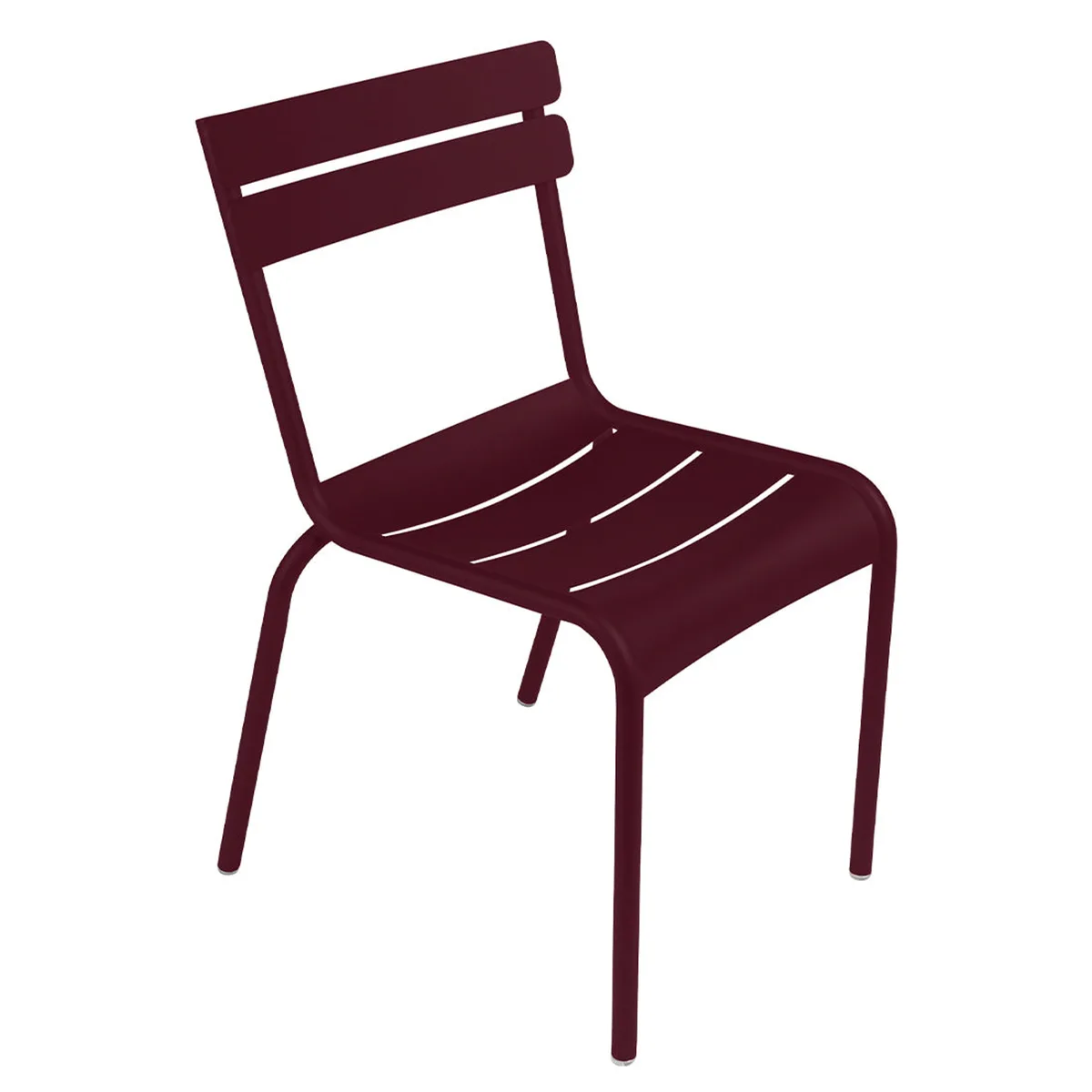 Stapelbarer Stuhl Luxembourg - Violett - lackiertes Aluminium - Designer Frédéric Sofia von Fermob – Produktfoto