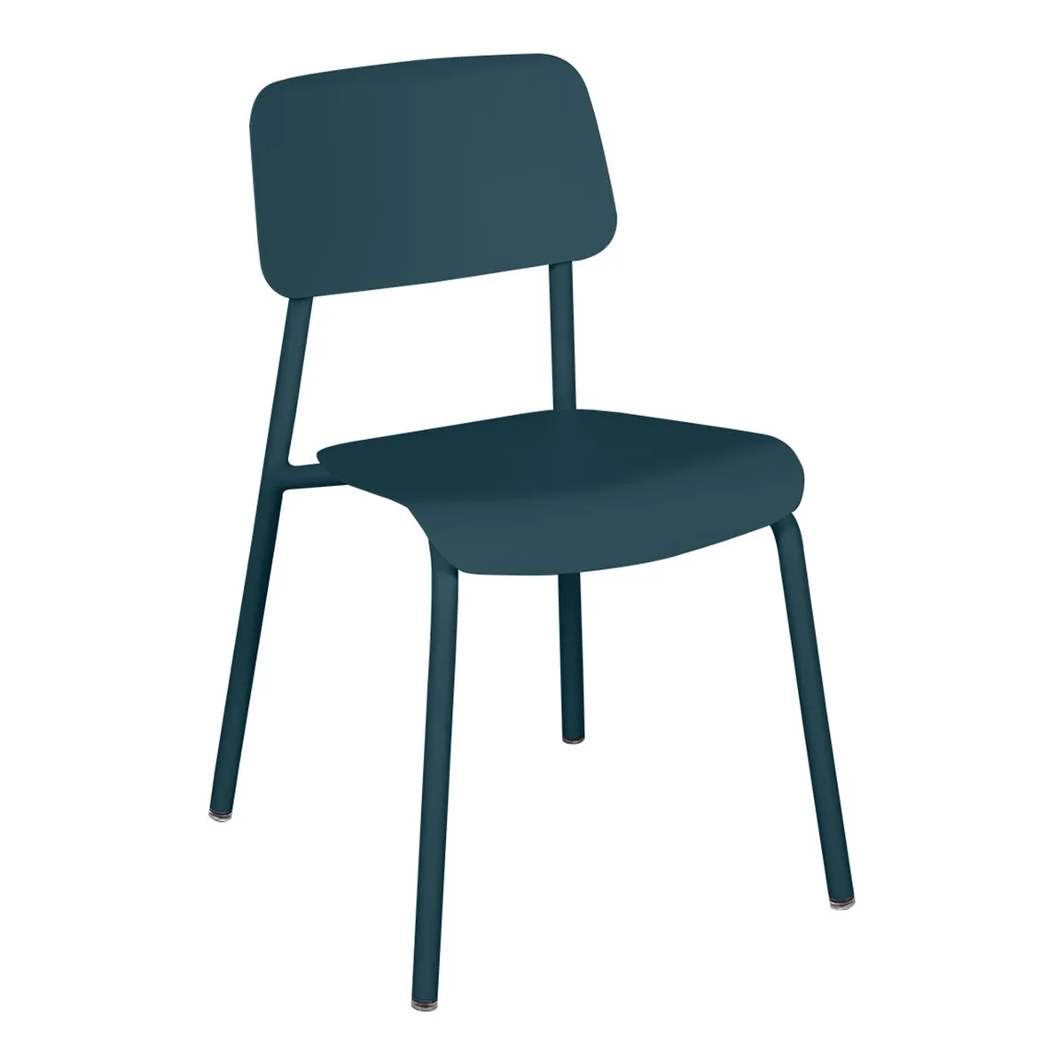 Stapelbarer Stuhl Studie - Blau - Aluminium - Designer Tristan Lohner by Fermob – product photo