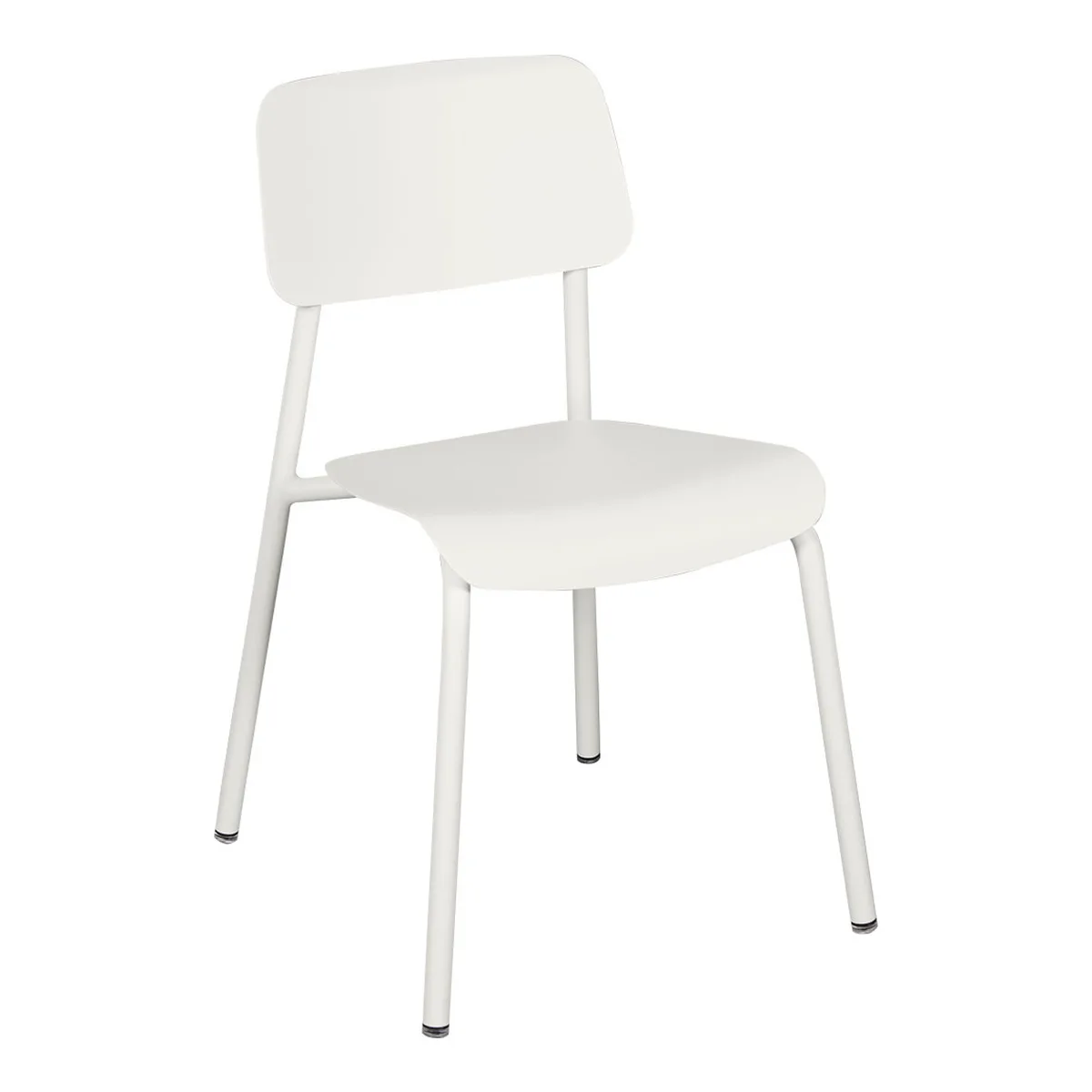 Stapelbarer Stuhl Studie - Grau - Aluminium - Designer Tristan Lohner von Fermob – Produktfoto
