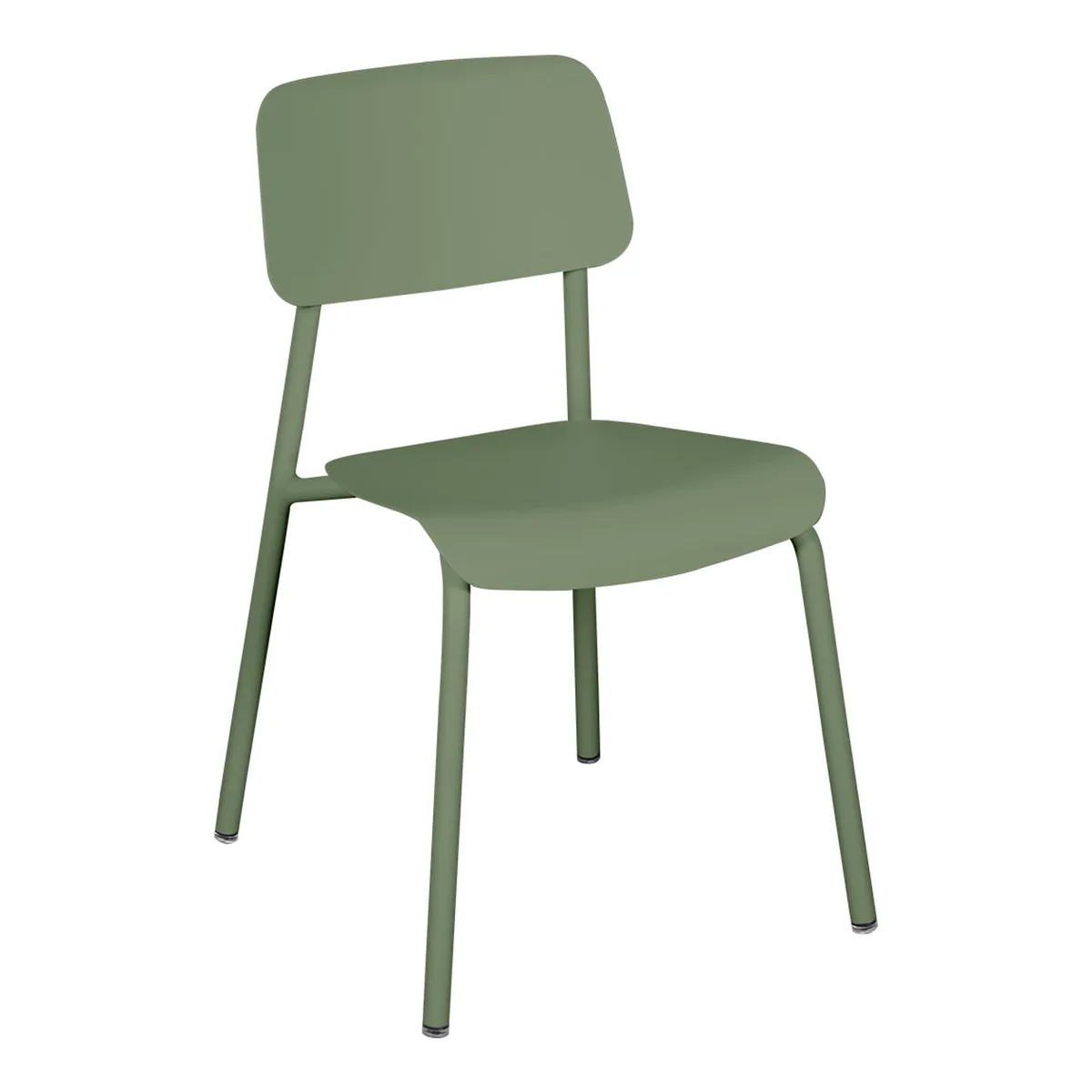 Stapelbarer Stuhl Studie - Grün - Aluminium - Designer Tristan Lohner by Fermob – product photo