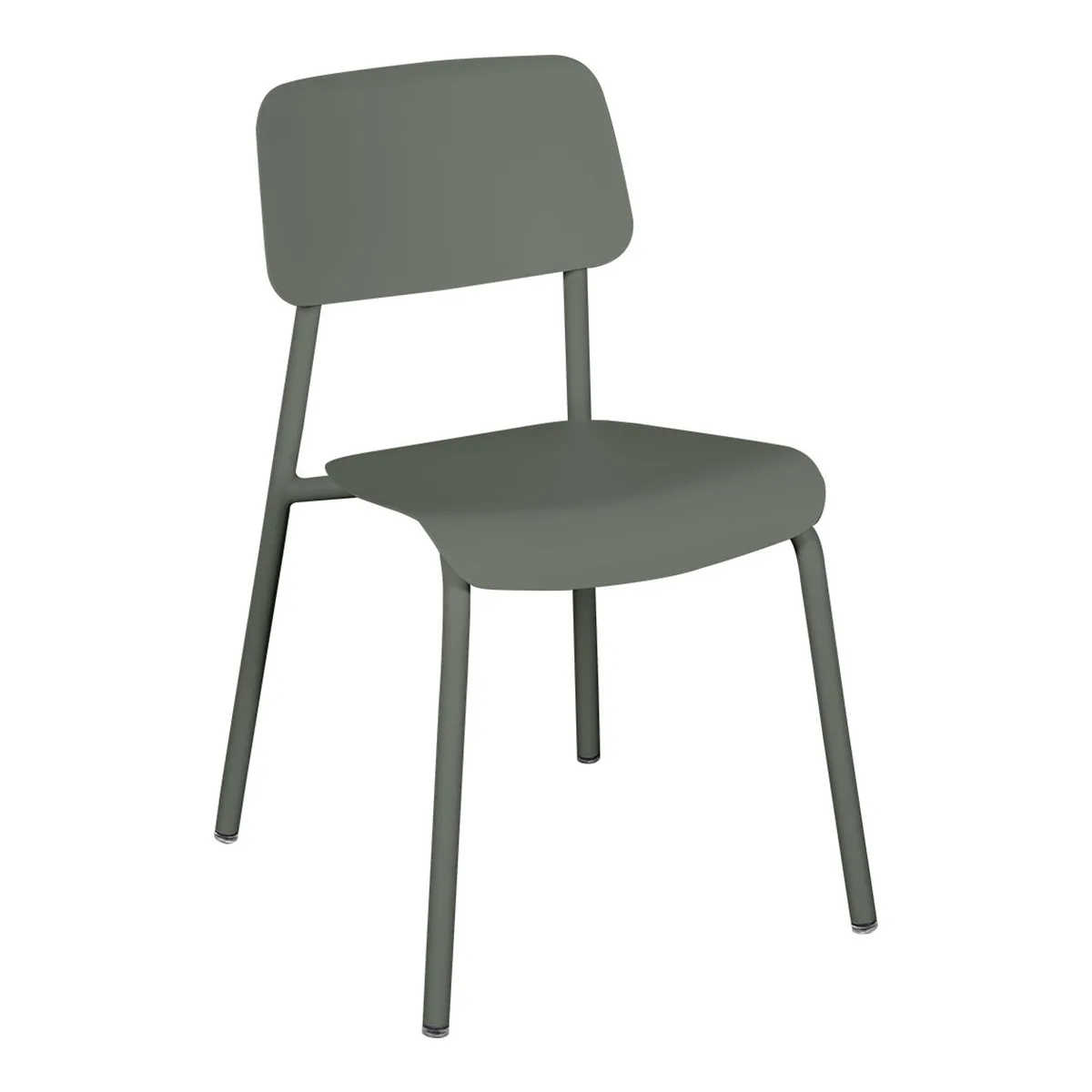 Stapelbarer Stuhl Studie - Grün - Aluminium - Designer Tristan Lohner von Fermob – Produktfoto