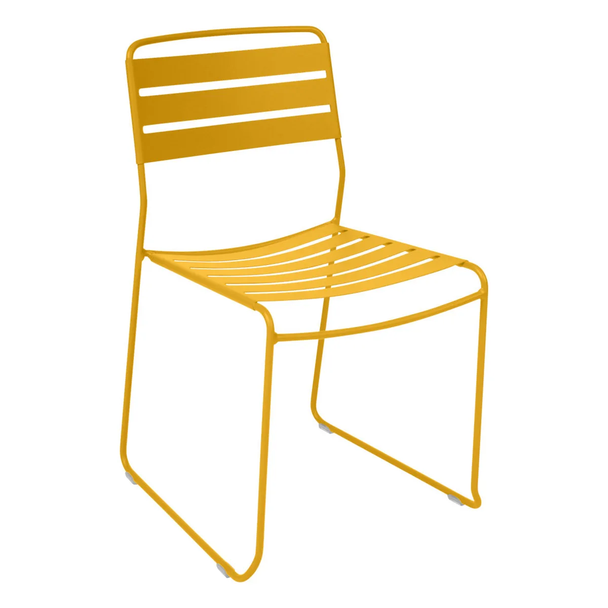 Stapelbarer Stuhl Surprising - Gelb - Stahl - Designer Harald Guggenbichler by Fermob – product photo