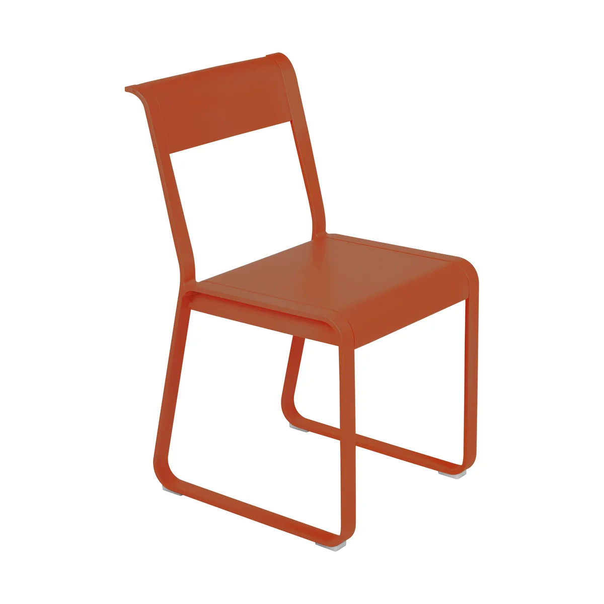 Stuhl Bellevie - Orange - Aluminium - Designer Pagnon & Pelhaître von Fermob – Produktfoto