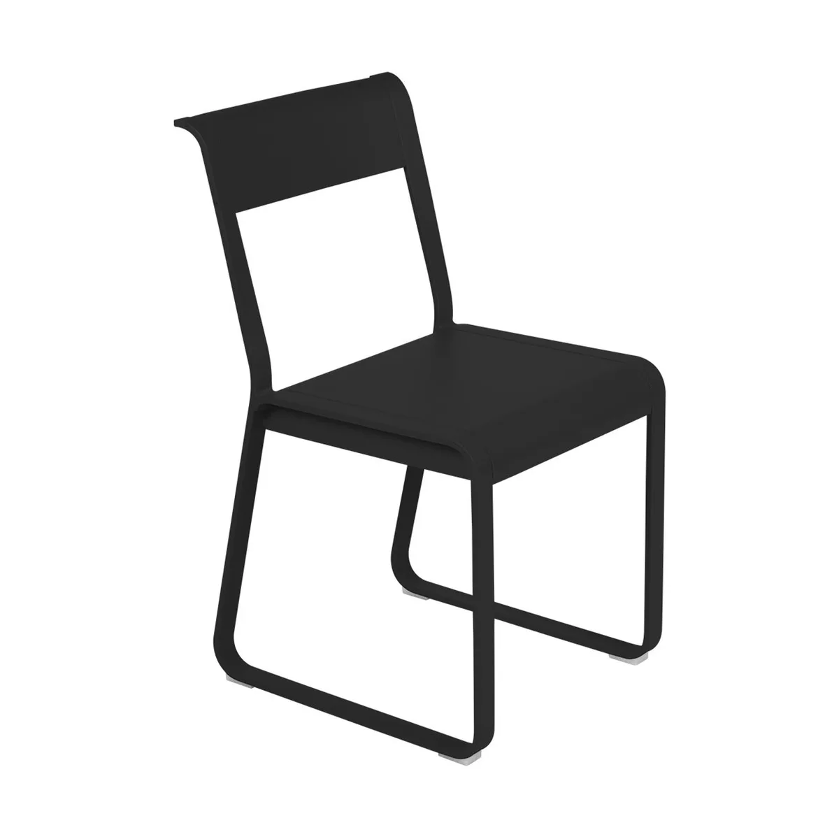 Stuhl Bellevie - Schwarz - Aluminium - Designer Pagnon & Pelhaître by Fermob – product photo