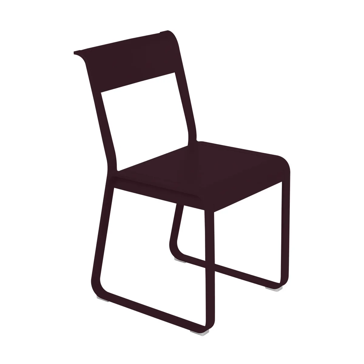 Stuhl Bellevie - Violett - Aluminium - Designer Pagnon & Pelhaître von Fermob – Produktfoto