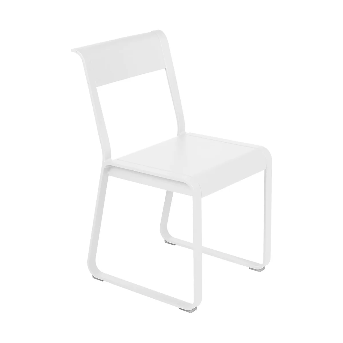 Stuhl Bellevie - Weiß - Aluminium - Designer Pagnon & Pelhaître von Fermob – Produktfoto