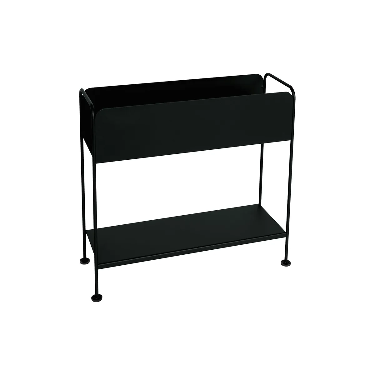 Übertopf Picolino - Schwarz - Stahl - Designer Studio Fermob von Fermob – Produktfoto