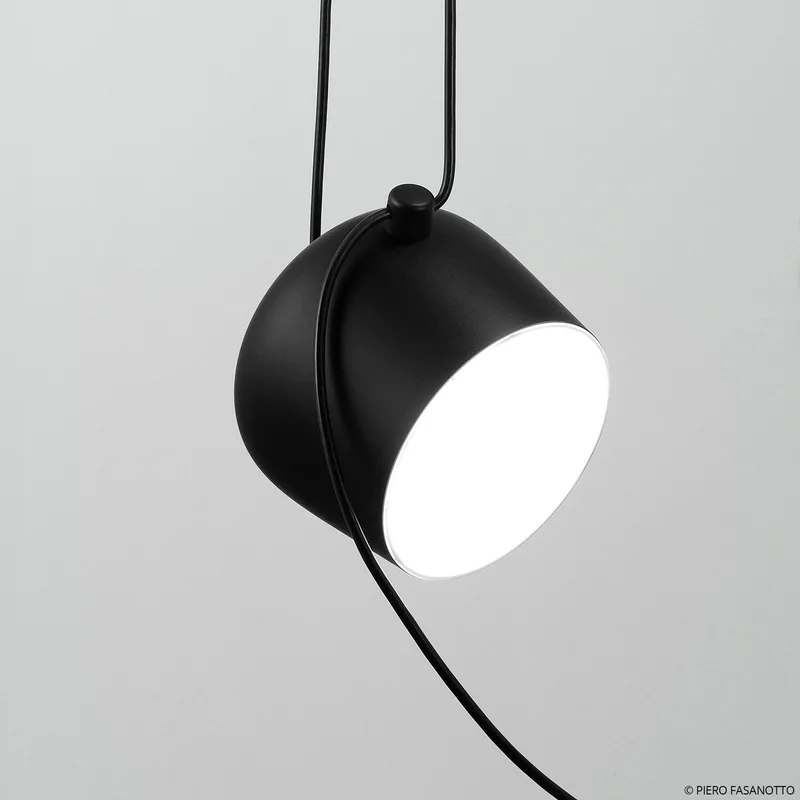 Aim Small hanglamp - FLOS - Woonkamer - Designer - Metaal - 1 lamp von FLOS – Produktfoto