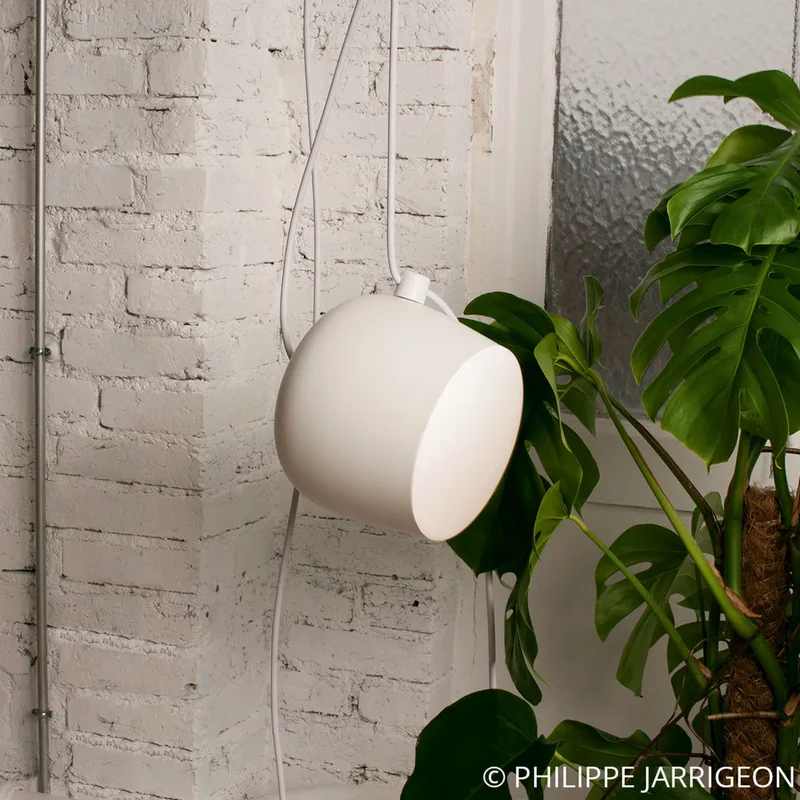 Aim Small Hanglamp Zonder Plug Wit - Flos - Woonkamer - Designer - Metaal - 1 lamp by FLOS – product photo