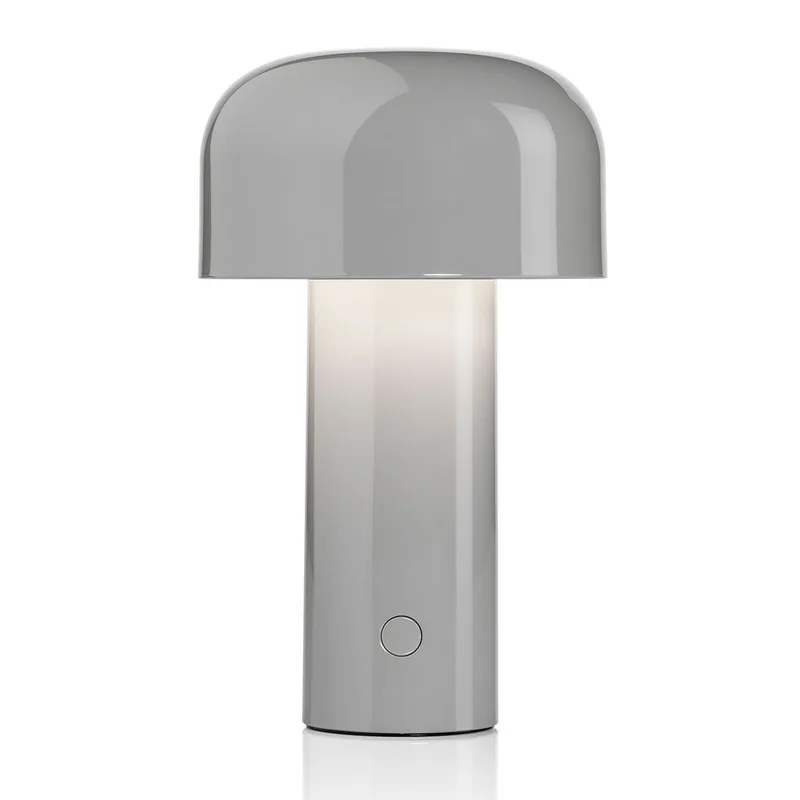Bellhop Portable Tafellamp Gray - Flos - Woonkamer - Designer - Kunststof - Met lampenkap von FLOS – Produktfoto