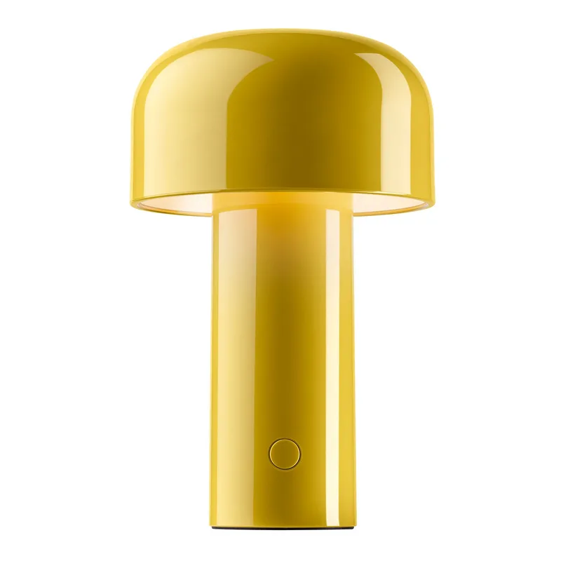 Bellhop Portable Tafellamp Indian Yellow - Flos - Woonkamer - Designer - Kunststof - Met lampenkap von FLOS – Produktfoto
