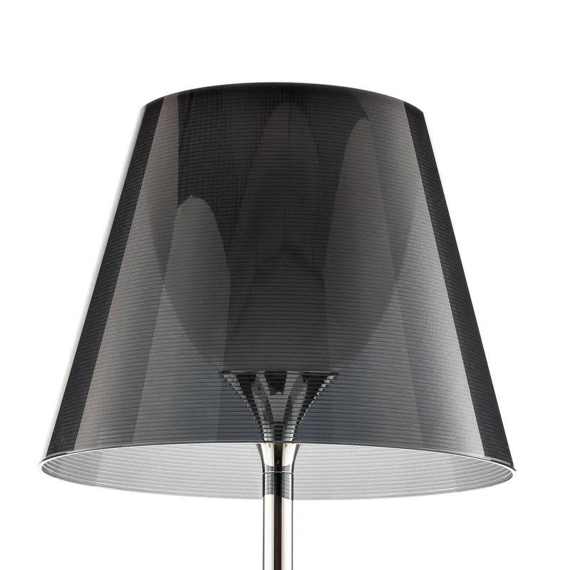 Bibliotheque National VloerLamp Smoke - Flos BIBLIOTH.NAT - Woonkamer - Designer - Metaal - Met lampenkap von FLOS – Produktfoto