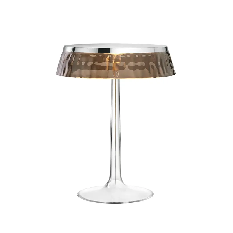 Bon Jour T Tischleuchte Chrome-fumé Schirm van FLOS – productfoto