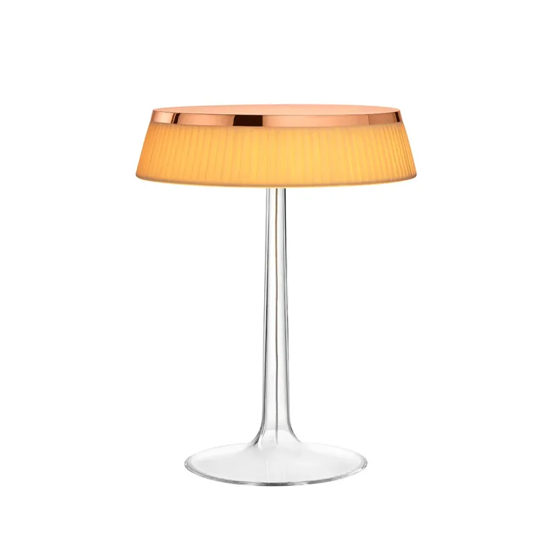 Bon Jour T Tischleuchte Copper-soft Stoffschirm by FLOS – product photo