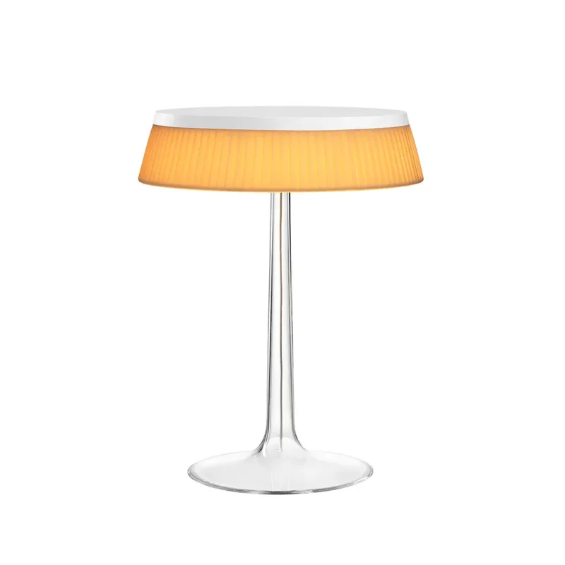 Bon Jour T Tischleuchte White-soft Stoffschirm by Flos – product photo