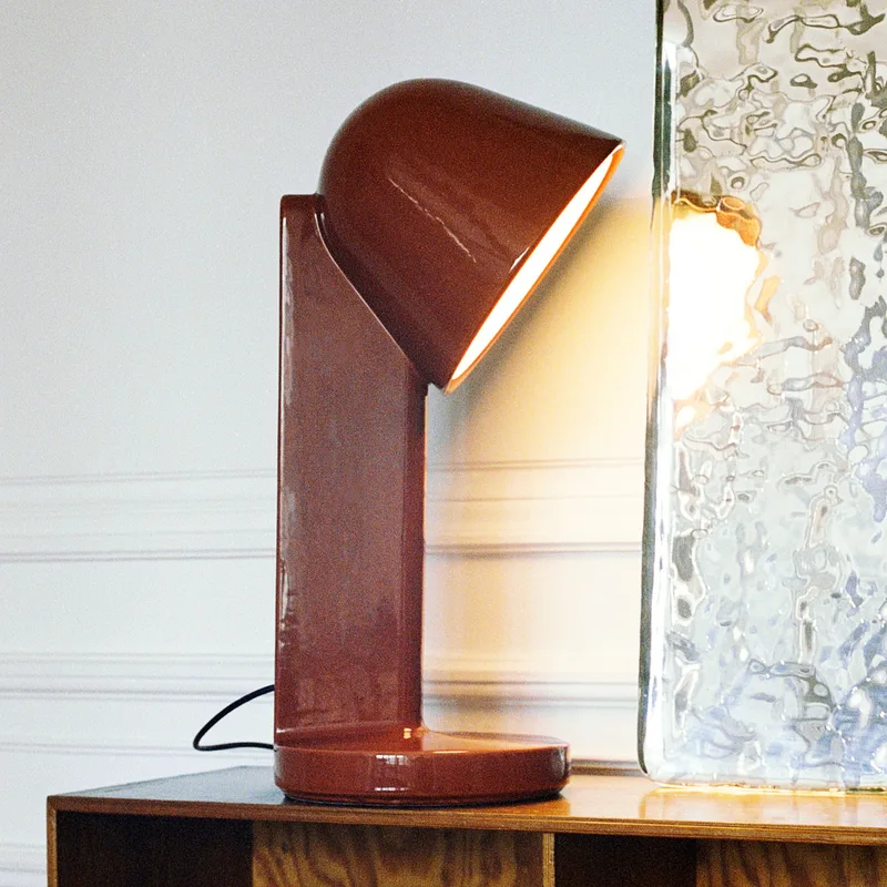 Ceramique Down tafellamp Red - FLOS Céramique Down - Woonkamer - Designer - Keramiek - 1 lamp by FLOS – product photo