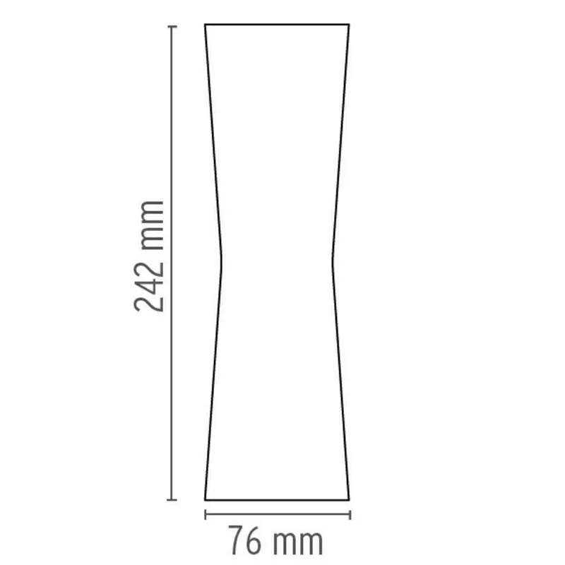 Clessidra 20°+20° Wandlamp Wit - Flos - Woonkamer - Metaal von FLOS – Produktfoto