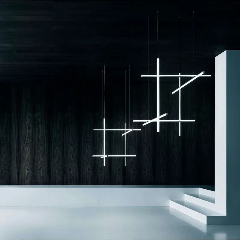 Coordinates S3 Hanglamp Moon Grey - Flos - Woonkamer - Aluminium von FLOS – Produktfoto