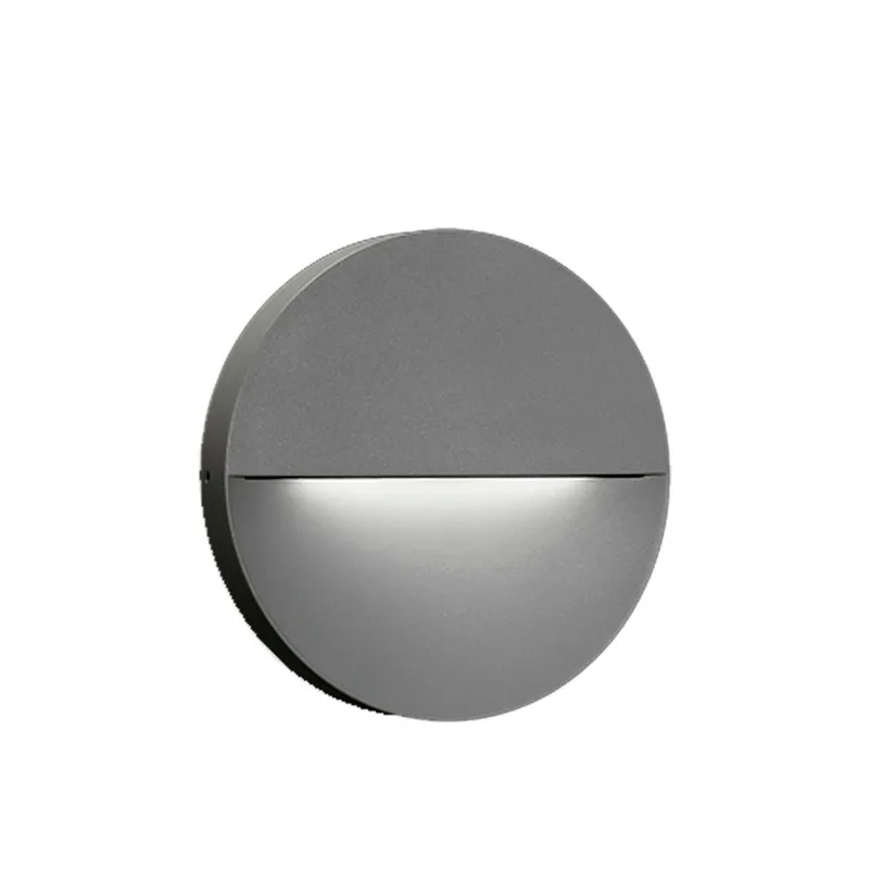 Eclipse LED Buiten Wandlamp Grijs - Ares FLOS - Terras - Aluminium von FLOS – Produktfoto