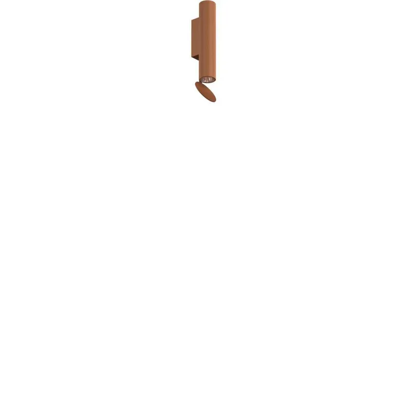 Flauta Riga Wandlamp H225 Anodized Copper - Flos - Woonkamer - Aluminium von FLOS – Produktfoto