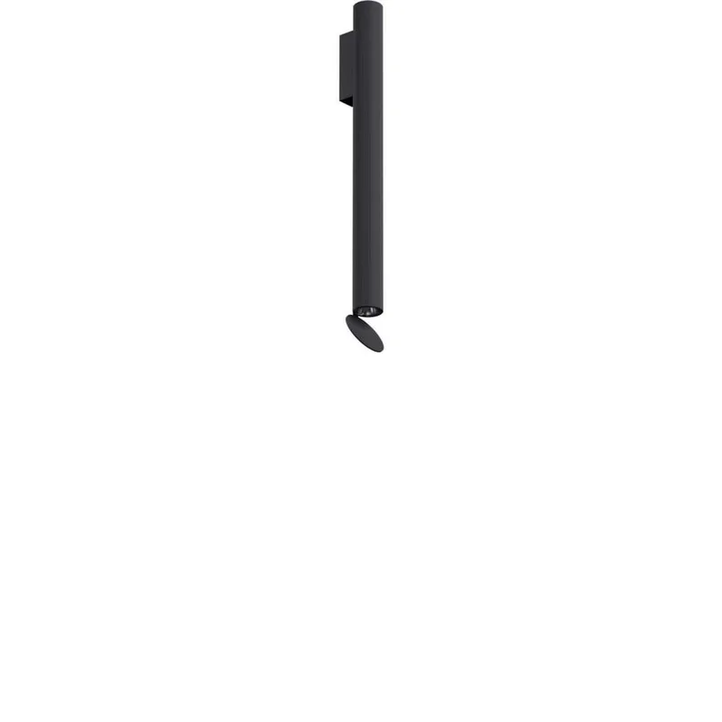 Flauta Riga Wandlamp H500 Black - Flos - Woonkamer - Aluminium von FLOS – Produktfoto