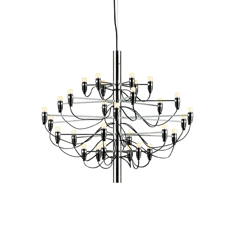 Flos 2097 Sarfatti Kronleuchter LED Chrom 30-flammig by Flos – product photo