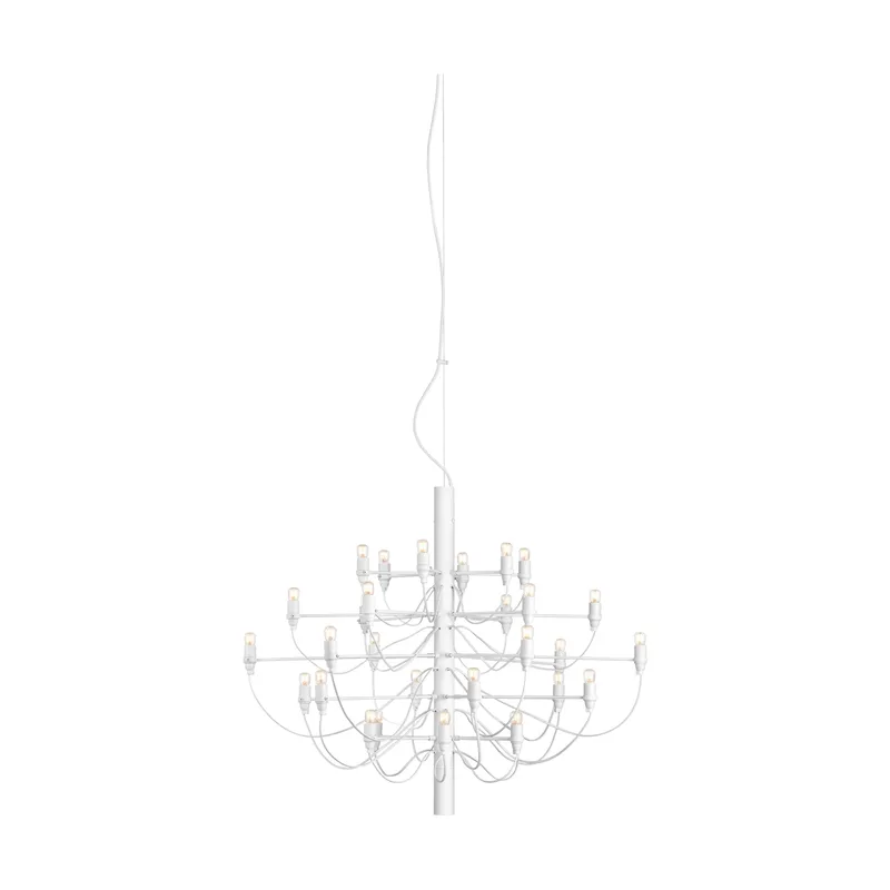 Flos 2097 Sarfatti Kronleuchter LED Mattvit 30 Lampen by Flos – product photo