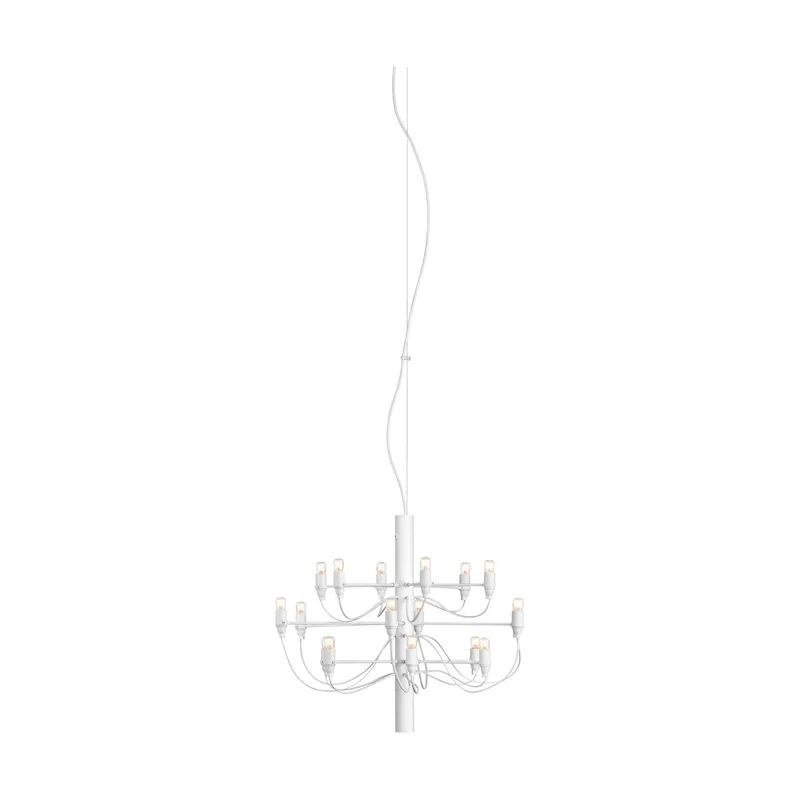 Flos 2097 Sarfatti Kronleuchter LED Mattweiß 18 Lampen von Flos – Produktfoto