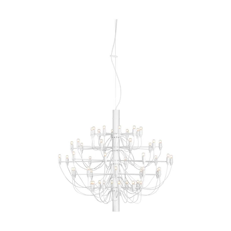Flos 2097 Sarfatti Kronleuchter LED Mattweiß 50 Lampen by Flos – product photo