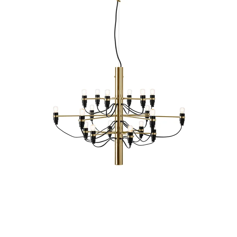 Flos 2097 Sarfatti Kronleuchter LED Messing 18 Lampen by Flos – product photo