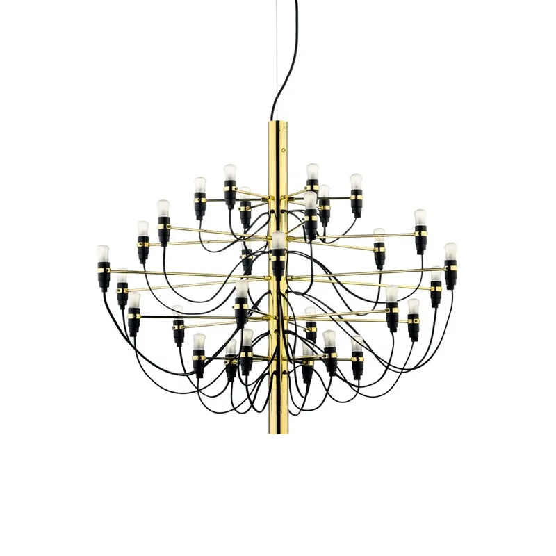 Flos 2097 Sarfatti Kronleuchter LED Messing 30 Lampen by Flos – product photo
