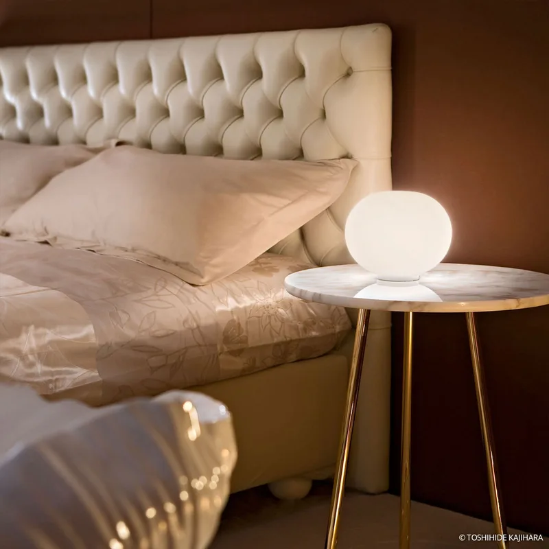 Glo-Ball Basic 1 Tafellamp White - Flos - Woonkamer - Designer - Glas - Bol von FLOS – Produktfoto