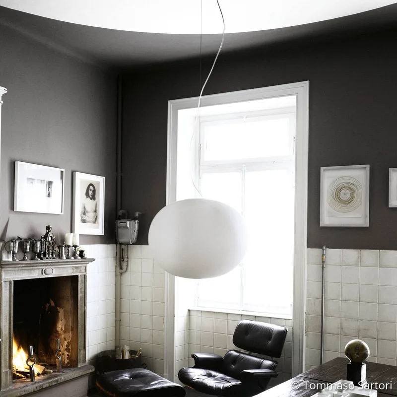 Glo-Ball S2 Hanglamp White - Flos - Woonkamer - Designer - Glas - Bol von FLOS – Produktfoto