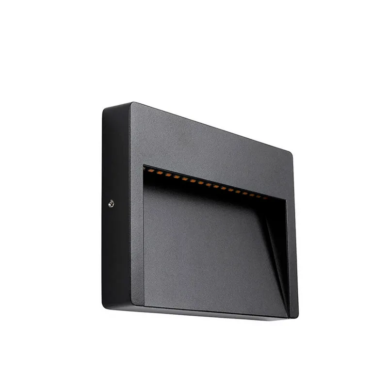 Hyperion 7,5W Buiten Wandlamp Swart - Ares FLOS - Terras - Metaal von FLOS – Produktfoto