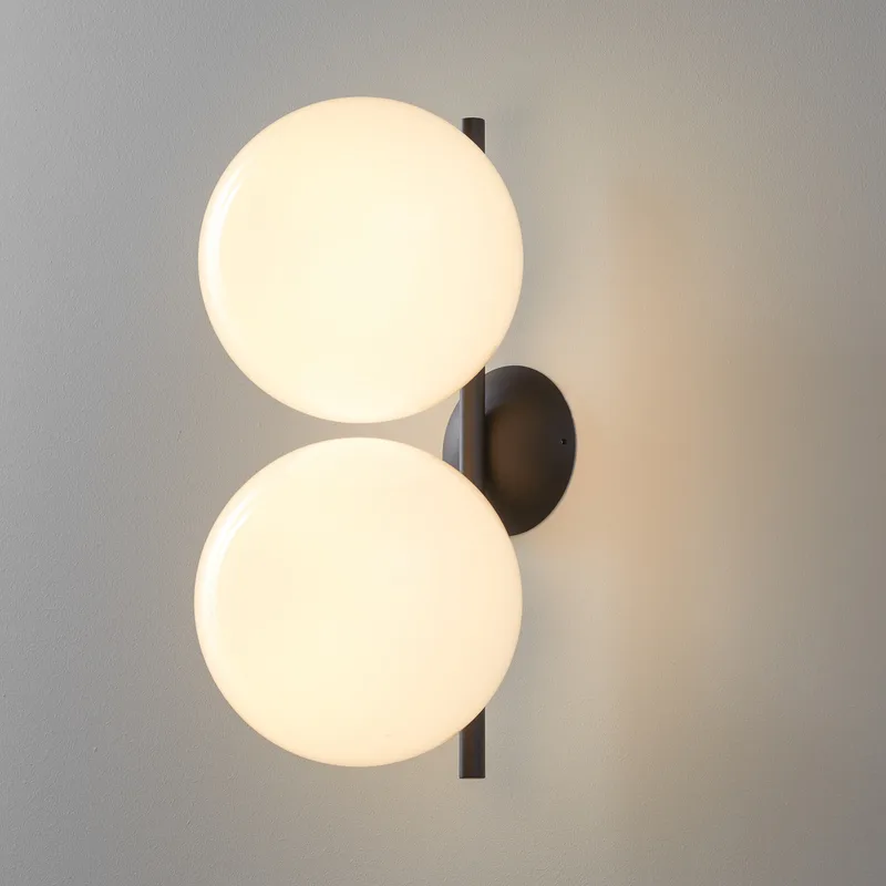 IC C/W1 Double plafondlamp/wandlamp zwart - FLOS - Woonkamer - Designer - Glas - Bol by FLOS – product photo