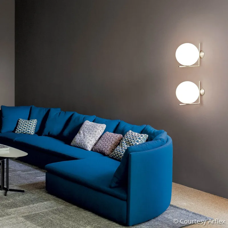 IC C/W2 wandlamp/plafondlamp Chroom - FLOS - Woonkamer - Designer - Glas - Bol by FLOS – product photo