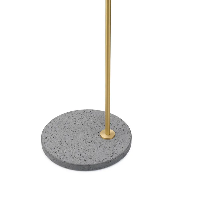 IC F2 Outdoor Brass (Grey Lava Marble) - FLOS - Terras - Metaal von FLOS – Produktfoto