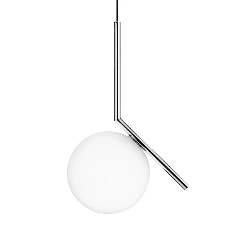 IC S1 hanglamp chroom - FLOS - Woonkamer - Designer - Glas - Bol von FLOS – Produktfoto