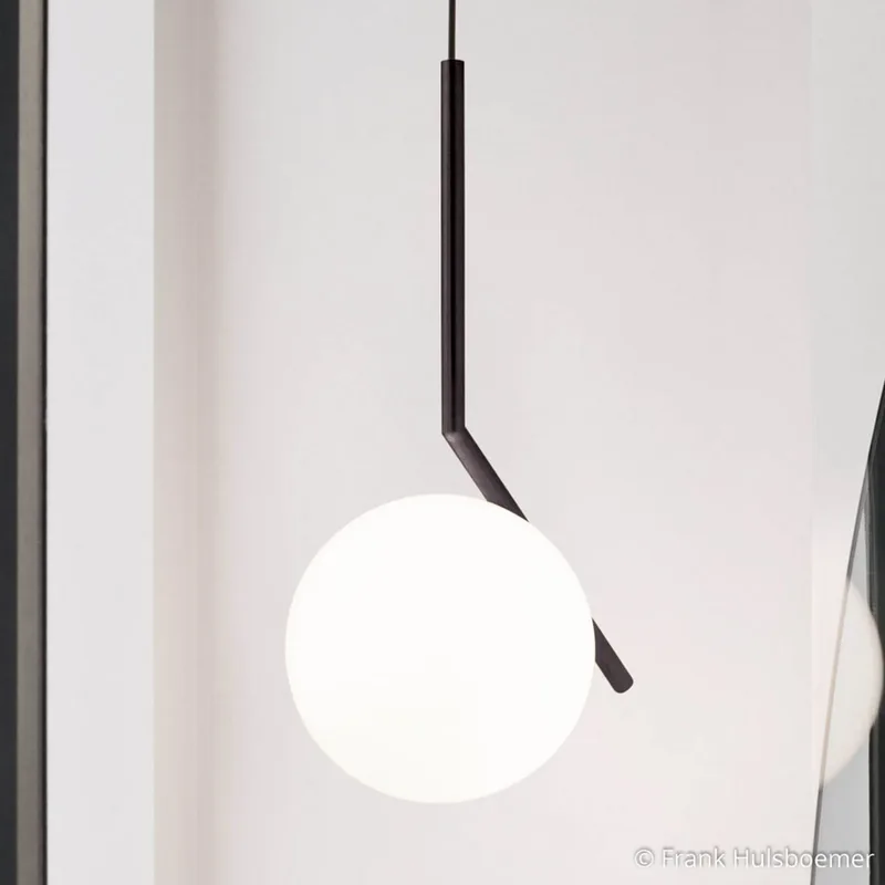 IC S2 hanglamp matzwart - FLOS - Woonkamer - Designer - Glas - Bol von FLOS – Produktfoto