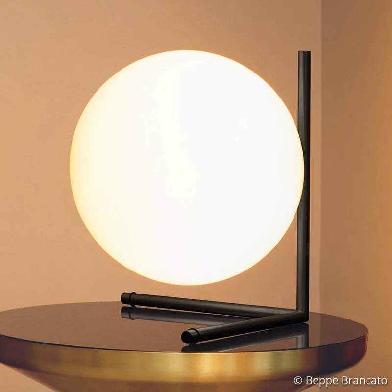 IC T2 tafellamp matzwart - FLOS - Woonkamer - Designer - Glas - Bol von FLOS – Produktfoto