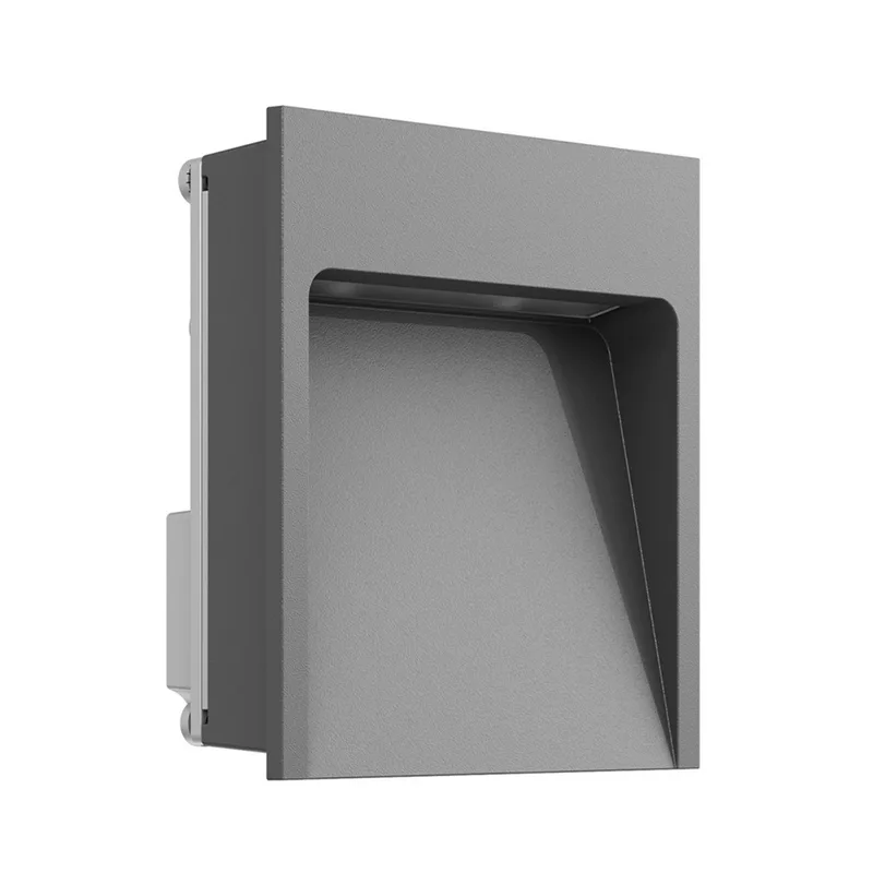 My Way buitenwandlamp voor inbouw, antraciet, 2700K, IP65 - FLOS - Terras - Metaal von FLOS – Produktfoto