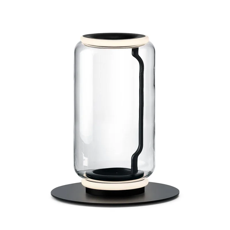 Noctambule F1 vloerlamp Low Cylinder - FLOS - Woonkamer - Designer - Glas - 1 lamp von FLOS – Produktfoto
